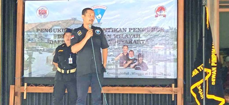 Ketua Umum DPP Garda Nasional, Luthfi Arifiyanto Lantik Pengurus DPW Ganas DIY