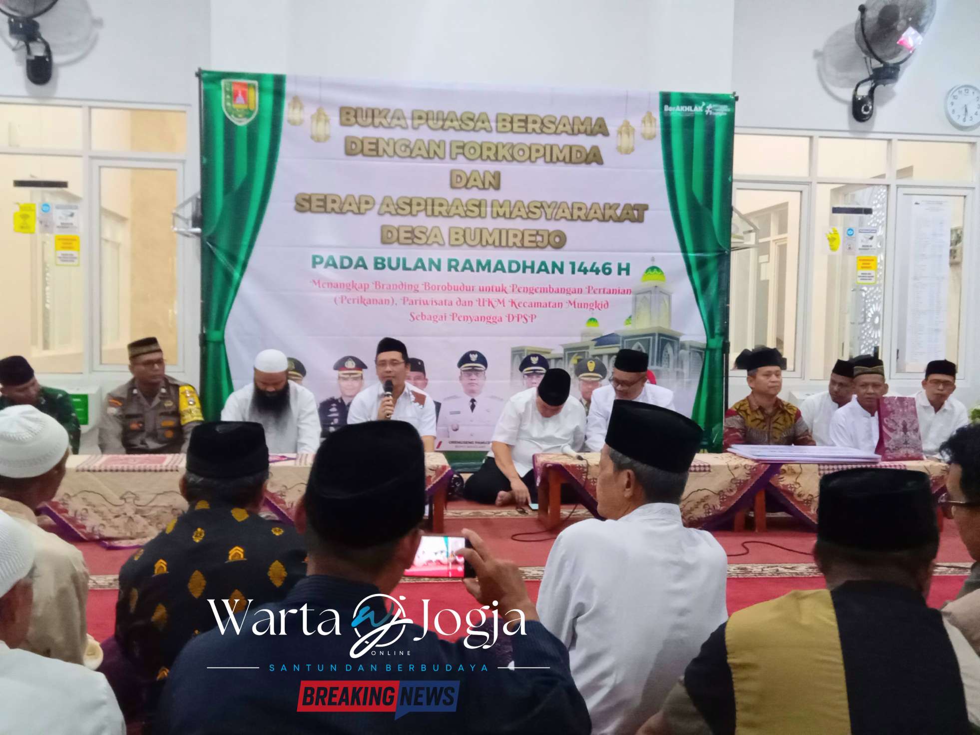 Bupati Magelang Hadiri Bukber dan Serap Aspirasi di Desa Bumirejo