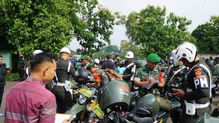 Operasi Gaktib Dan Yustisi Denpom IV/2 Yogyakarta 2025 Digelar Di Kodim 0730/Gunungkidul