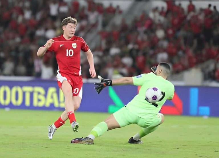 Ole Romeny Cetak Gol di Laga Timnas Indonesia vs Timnas Bahrain 1-0