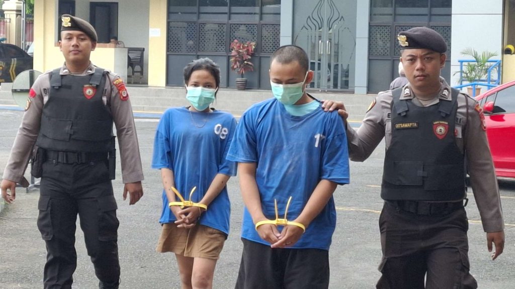 Polres Bantul Ringkus Sejoli Penjual Anak dibawah Umur di Aplikasi Kencan