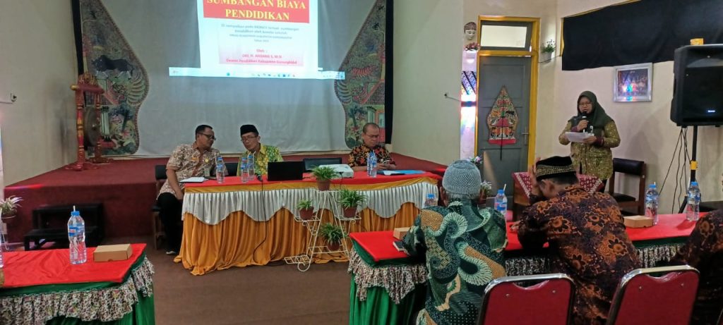 Kegiatan Dewandik Kabupaten Gunungkidul : Maraton Sosialisasi Kepada Komite se-Kabupaten Gunungkidul
