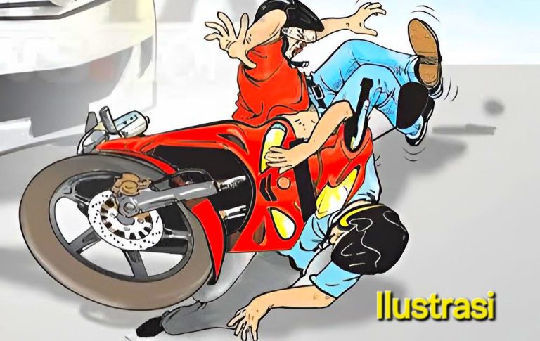 Kecelakaan di Jalan Baron Mobil Colt FE Tabrak Suzuki Shogun