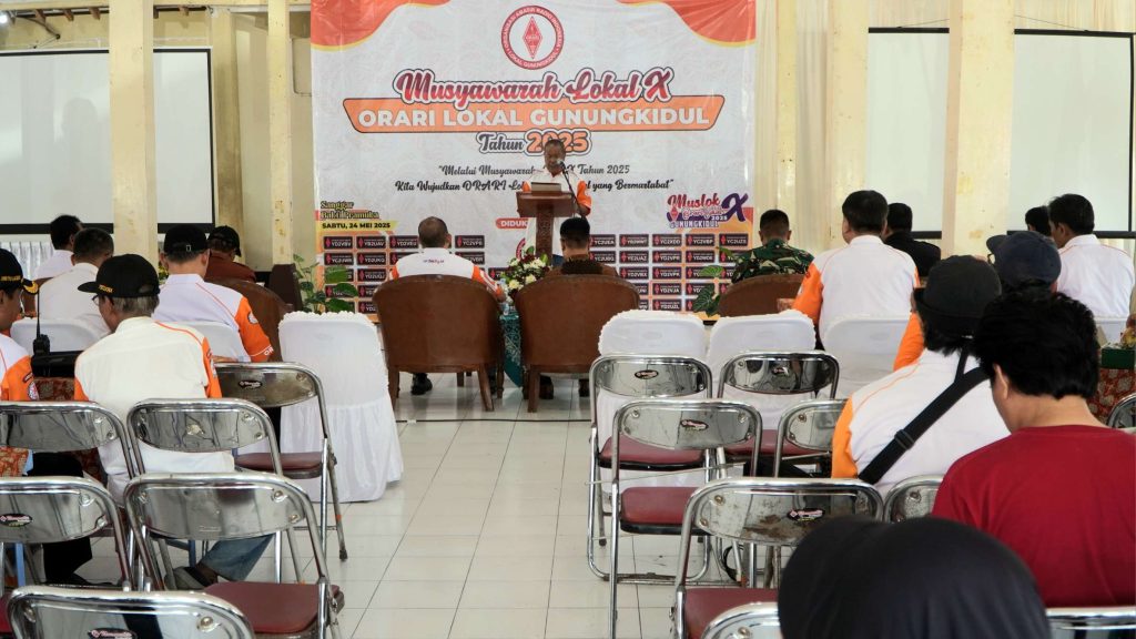 Dorong Organisasi Aktif dan Bermartabat ORARI Lokal Gunungkidul Gelar Muslok ke-X