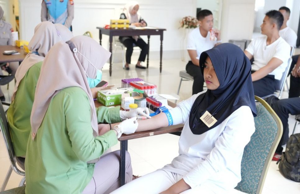 Seleksi 10 Calon Taruna Akpol dan 118 Calon Bintara TA 2025 DIY Ikuti Tes Kesehatan