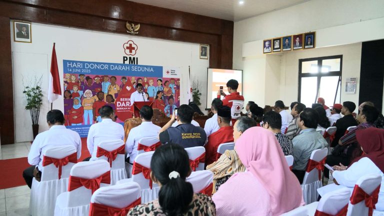 UDD PMI Gunungkidul Berikan Apresiasi Pendonor 25 Kali