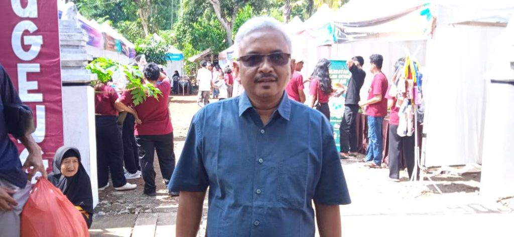 Kepala Dinas DPMPTSP, Agung Danarta Membuka Ekspo Hari Jadi Kalurahan Petir Ke-184