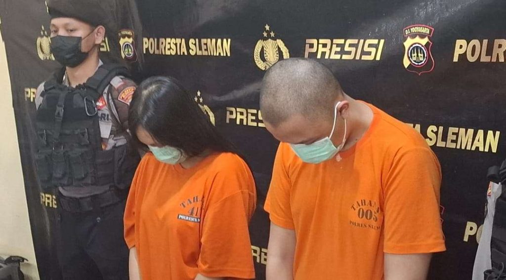Sadis! Sejoli Mahasiswa Asal Temanggung dibekuk Polresta Sleman, Kasus Pembunuhan Bayi Hasil Hubungan Gelap