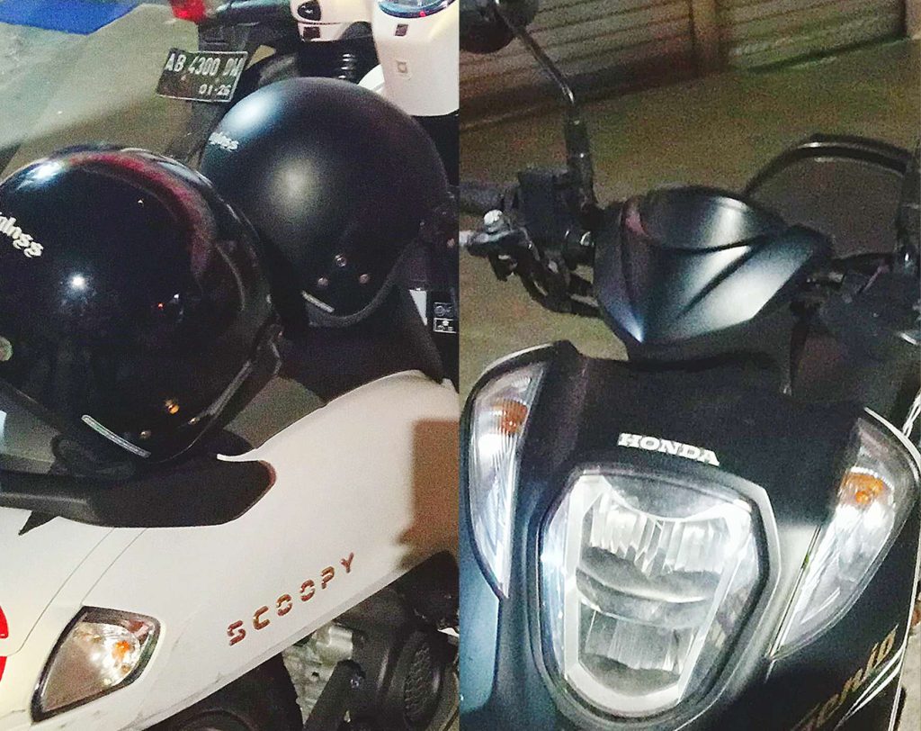 Laka Lantas: Lampu APILL Merah, Motor Honda Scoopy ditabrak Honda Genio, Korban Alami Luka Serius