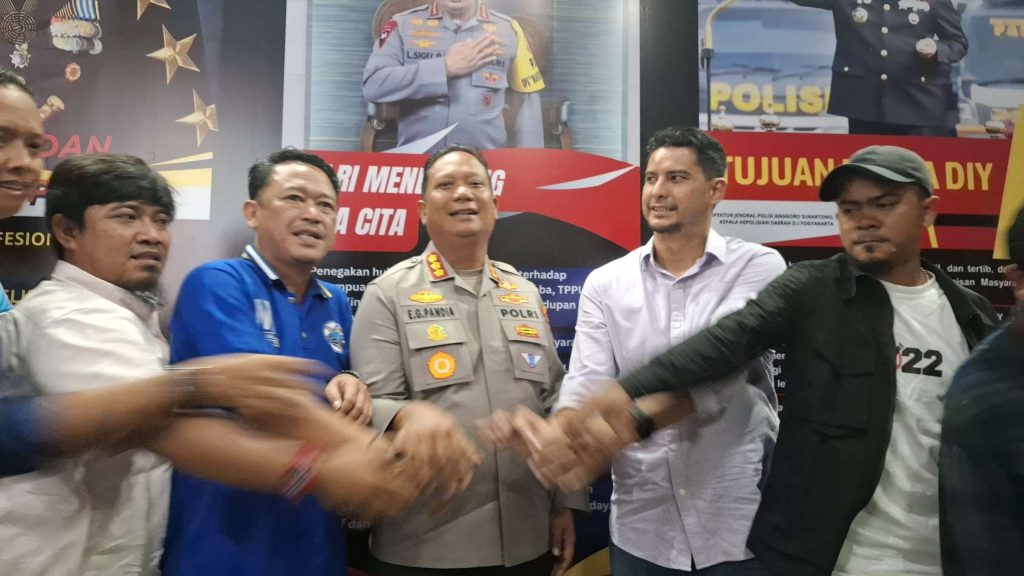 Audiensi Suporter PSIM dan Persib di Polresta Jogja Berujung Damai, Suporter dihimbau Tak Terprovokasi Isu Sosmed