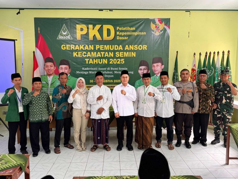 Wakil Bupati Gunungkidul Buka PKD Ansor di Semin, Tekankan Pentingnya Kepemimpinan Visioner