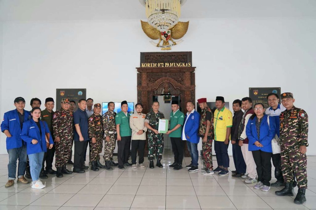 Kolaborasi Danrem 072/Pamungkas Bersama Pemuda Lintas Iman DIY Sepakat Jaga Kedamaian Yogyakarta