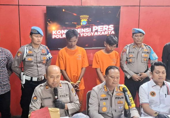 Pelaku Pelempar Bom Molotov dan Batu disejumlah Pos Polisi Wilayah DIY Berhasil Diamankan