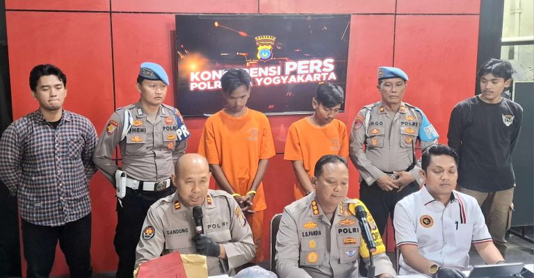 Pelaku Pelempar Bom Molotov dan Batu disejumlah Pos Polisi Wilayah DIY Berhasil Diamankan