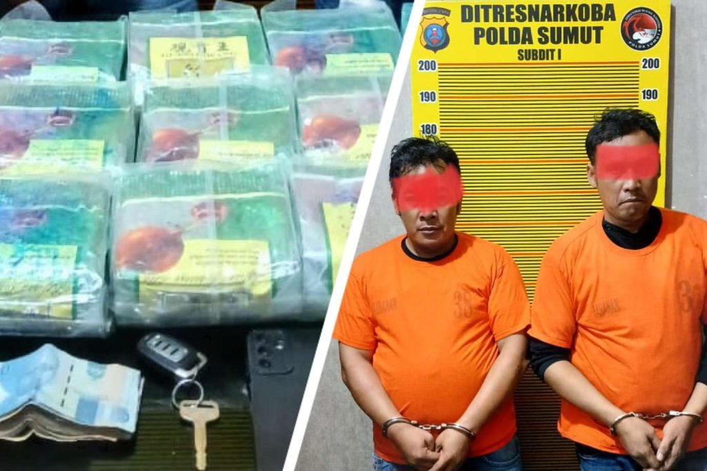 Polda Sumut Bongkar Jaringan Sabu Antar Negara, Kiloan Sabu Diamankan