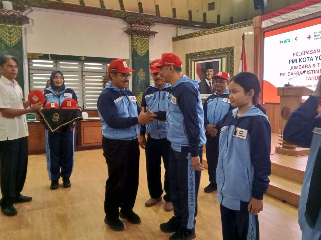 60 Kontingen PMI Kota Yogyakarta Dilepas Ikuti Jumbara dan Temu Karya II