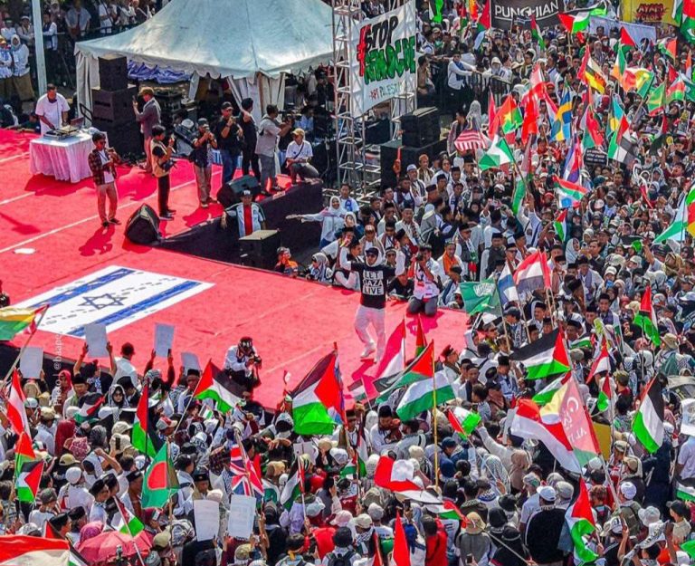 Perkuat Misi Forcare, Forsi Himmpas Indonesia Turut Kawal Kemerdekaan Palestina Bersama Puluhan Ribu Massa