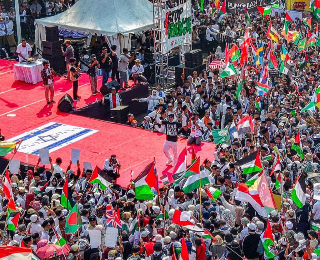 Perkuat Misi Forcare, Forsi Himmpas Indonesia Turut Kawal Kemerdekaan Palestina Bersama Puluhan Ribu Massa
