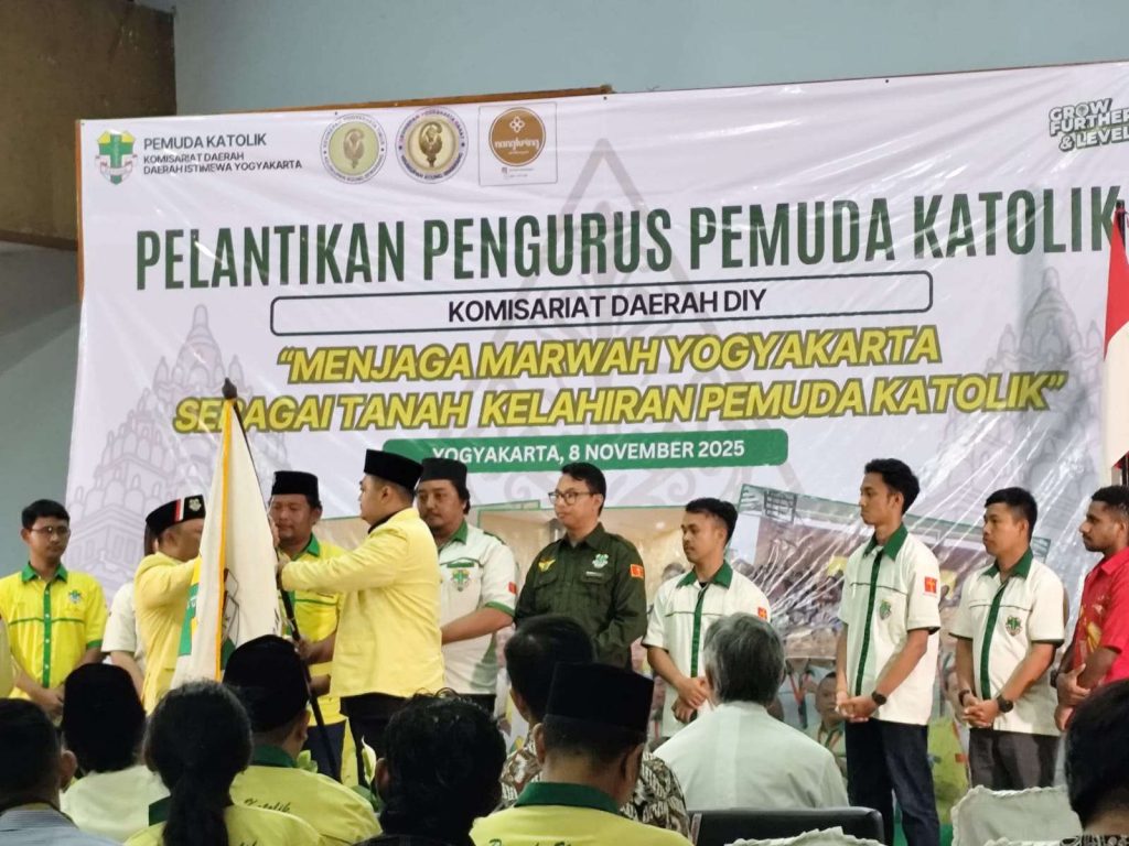 Pelantikan Pemuda Katolik Komda DIY Usung Tema Menjaga Marwah Yogyakarta Sebagai Tanah Kelahirannya