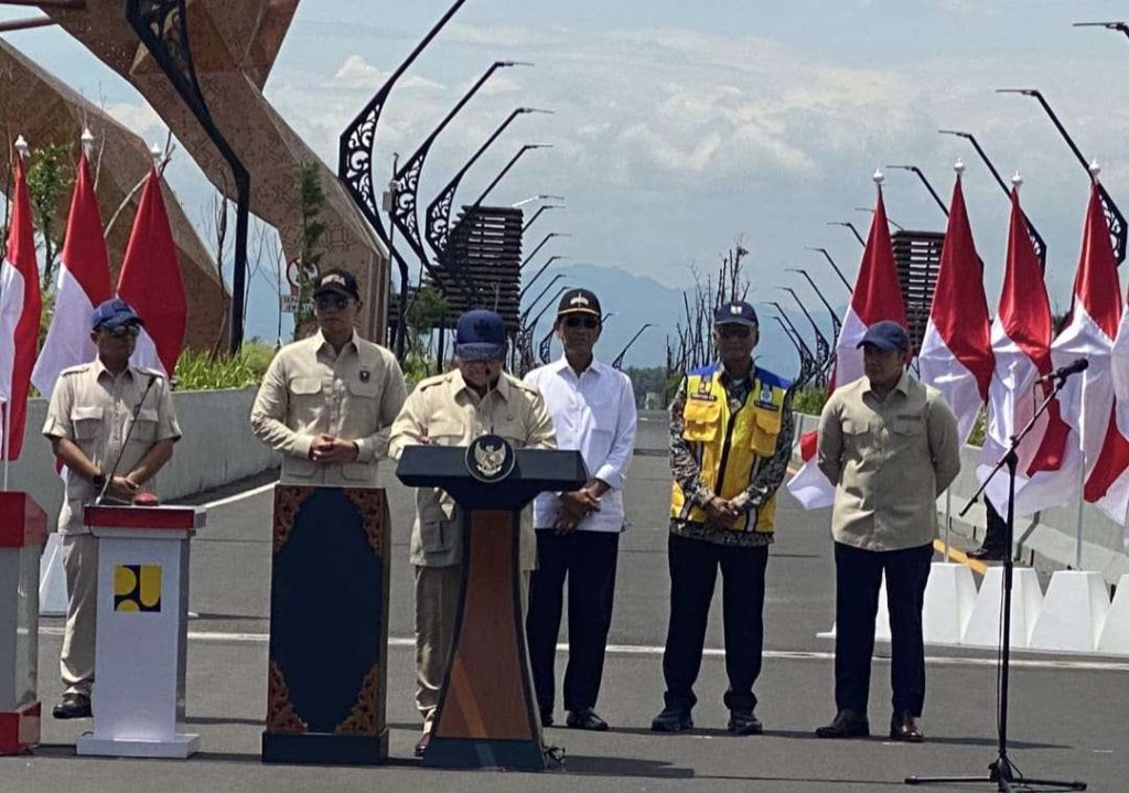 Presiden Prabowo Jelaskan Jembatan Kabanaran DIY Jadi Peresmian Terpusat Sejumlah Infrastruktur di Indonesia