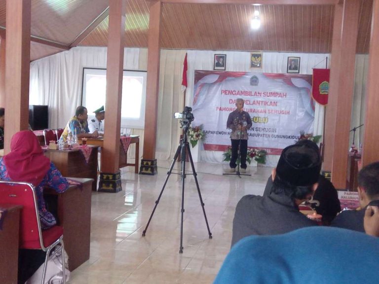 Mengisi Kekosongan Pamong Ulu-ulu Kemakmuran Mujiharyono Resmi Dilantik