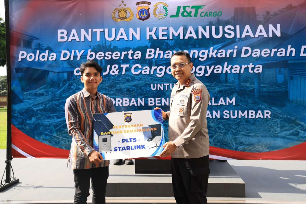 Polda DIY Kembali Kirimkan Bantuan Kemanusiaan dan Perangkat Starlink untuk Korban Bencana di Sumatera