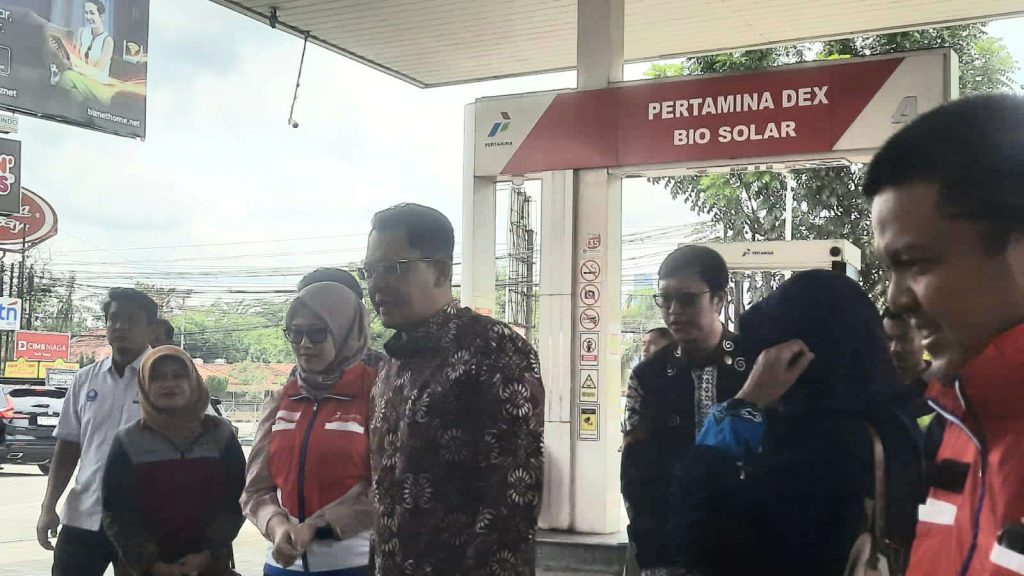 Menjelang Libur Natal dan Tahun Baru Wabub Sleman Tinjau Stok BBM SPBU Pertamina 44.552.04 Adisucipto