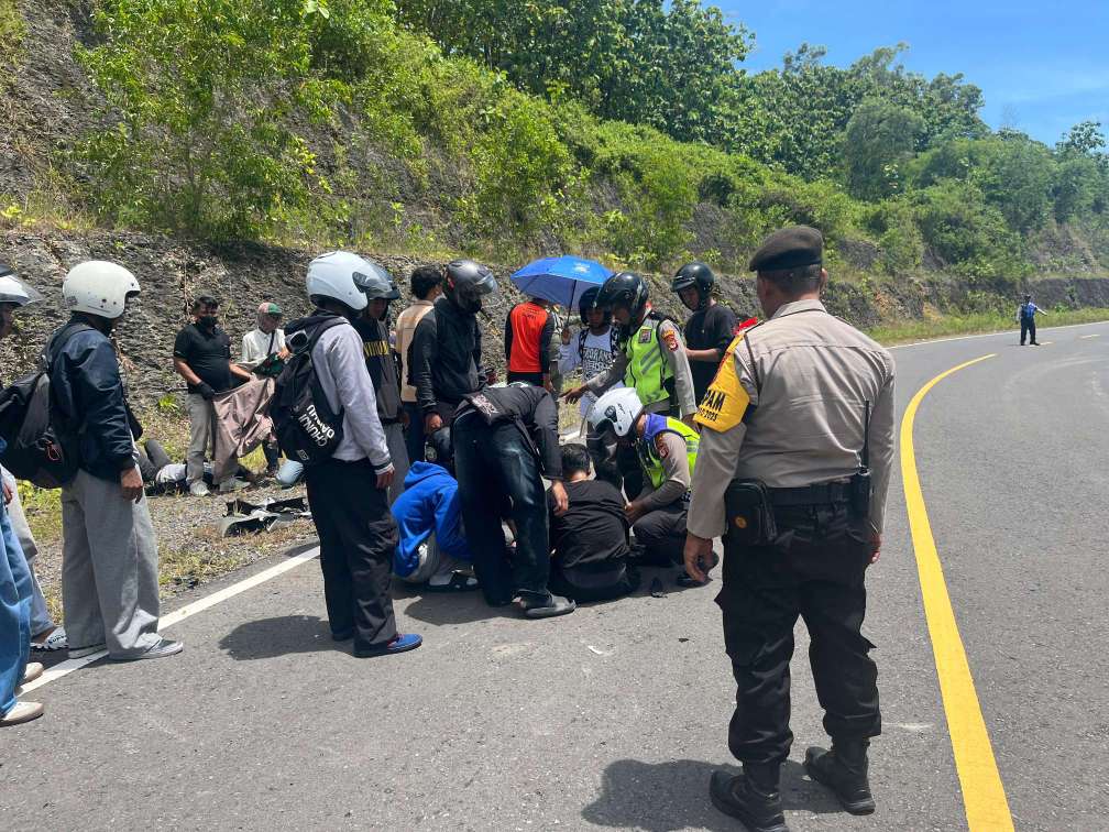 Kecelakaan Maut di JJLS Planjan – Tepus Salah Satunya Meninggal Dunia