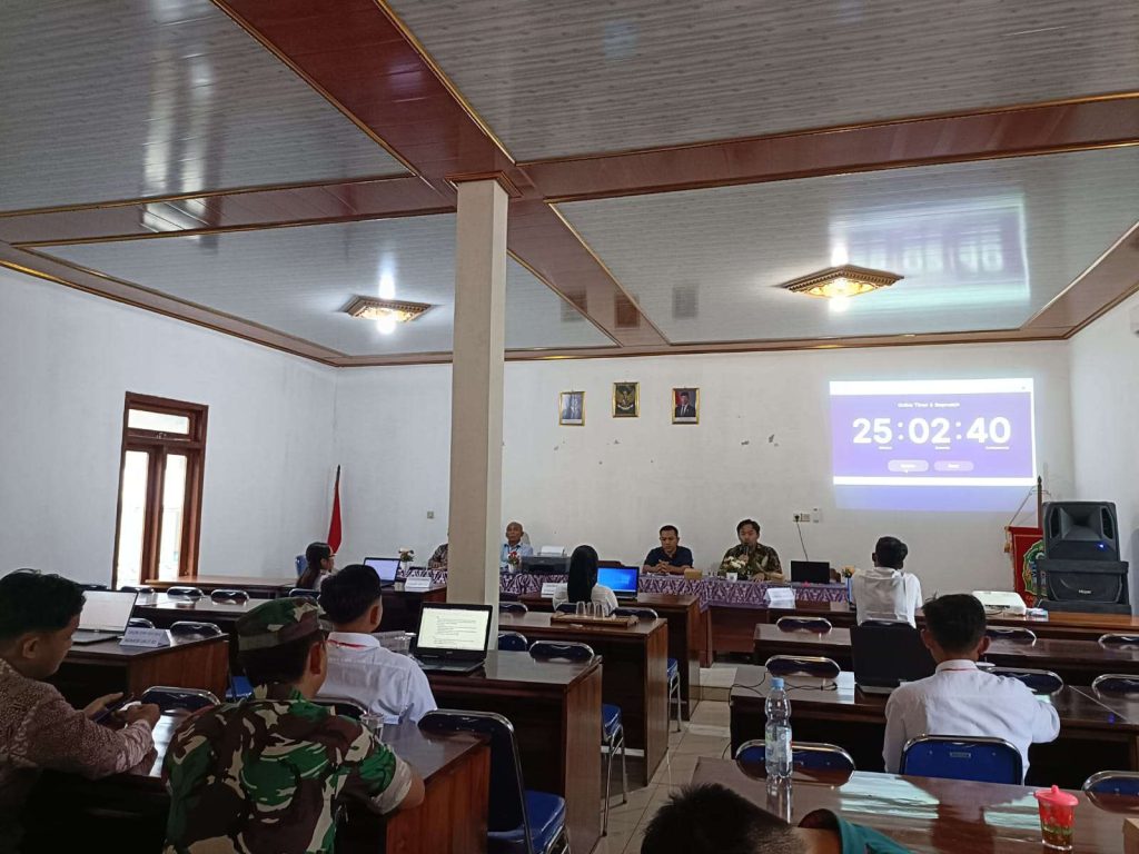 Dengan System CBT Pemkal Balong Menyelenggarakan  Ujian Formasi Jabatan Dukuh & Staf Pamong