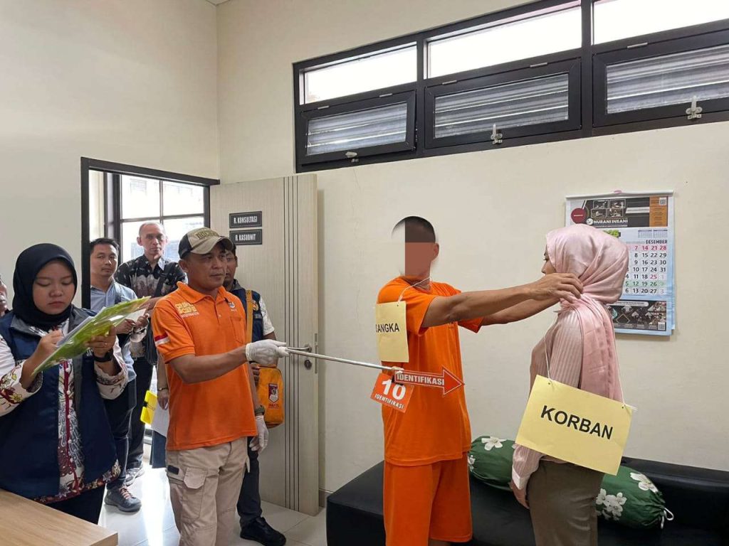 Rekonstruksi Pembunuhan Perempuan di Gamping Polisi Tampilan 23 Adegan