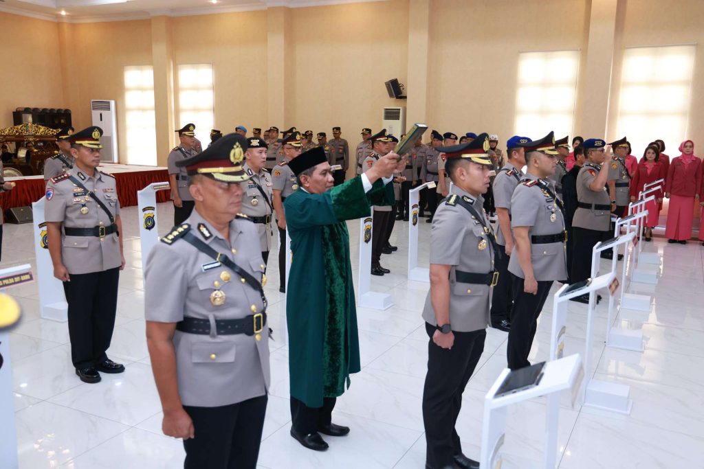 Kapolda DIY Pimpin Sertijab Pejabat Utama dan Kapolres Jajaran