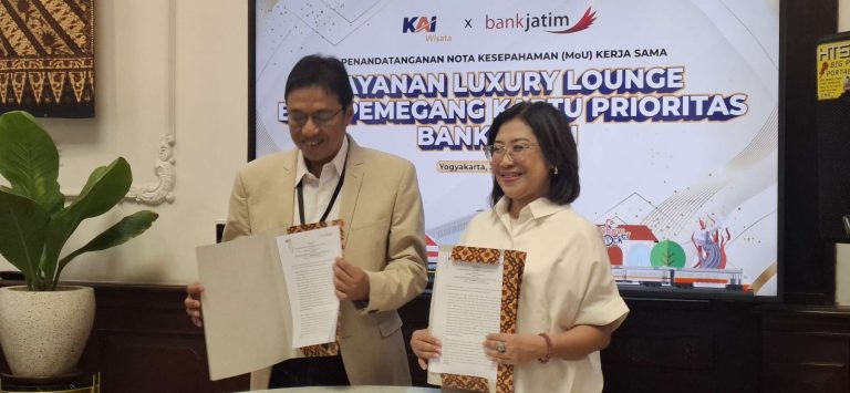 KAI Wisata dan Bank Jatim Hadirkan Akses Luxury Lounge Rp1 Bagi Nasabah Prioritas