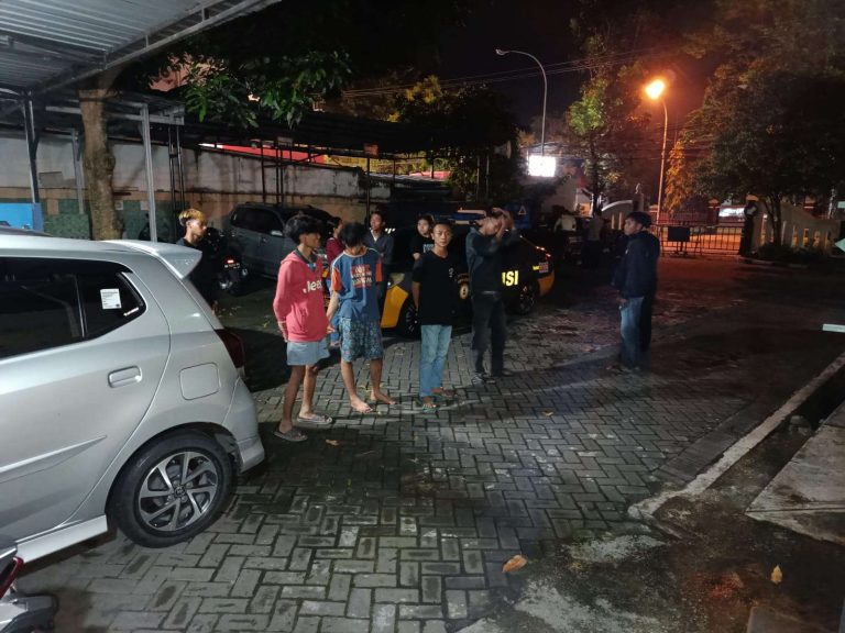 Sejumlah Remaja Diduga Melakukan Aksi Tawuran Berhasil diamankan Polsek Sleman