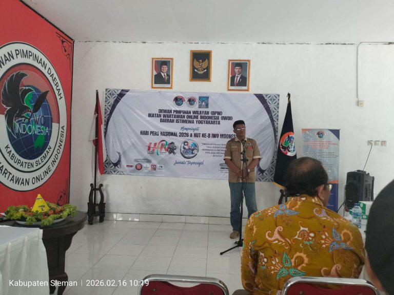 Peringatan Hari Pers Nasional 2026 dan HUT Ke-8 Ikatan Wartawan Online Indonesia DPW DIY