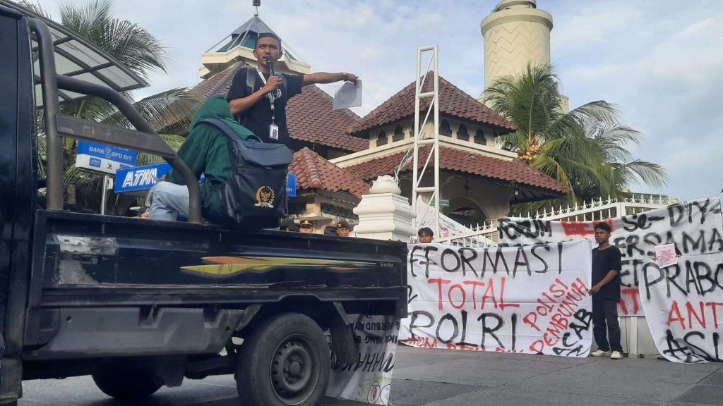 Unjuk Rasa Forum BEM Se-DIY Hari Ini, Tolak MBG Hingga Sesalkan Presiden Pro Asing