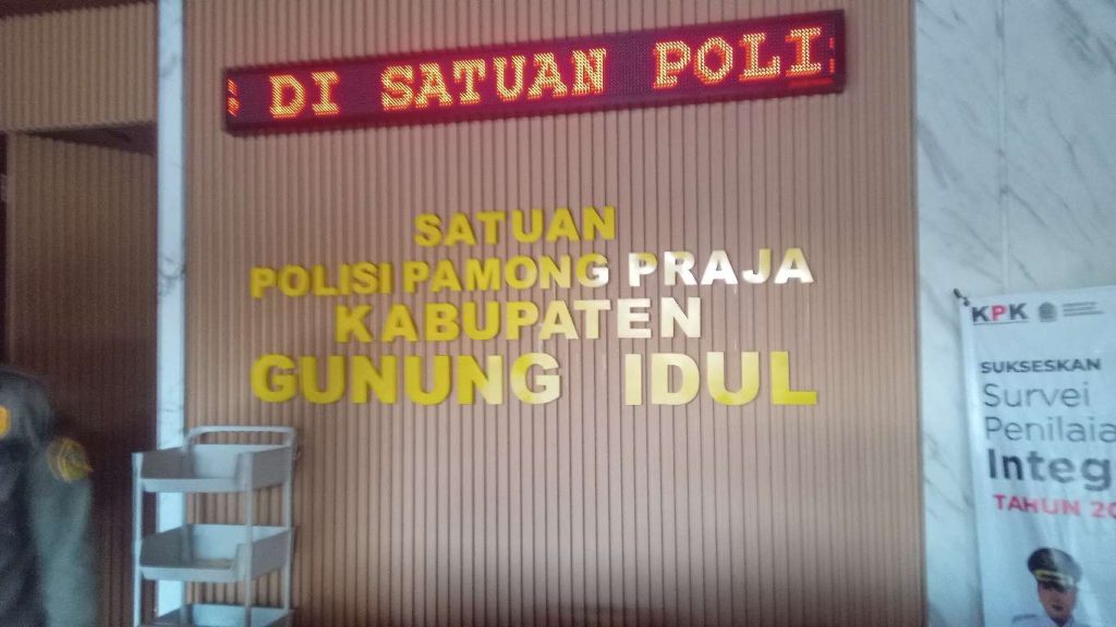 Satpol PP di Gunungkidul Akui Salah Melakukan Administrasi Penertiban PKL Adanya Terbitnya SP1 Ganda