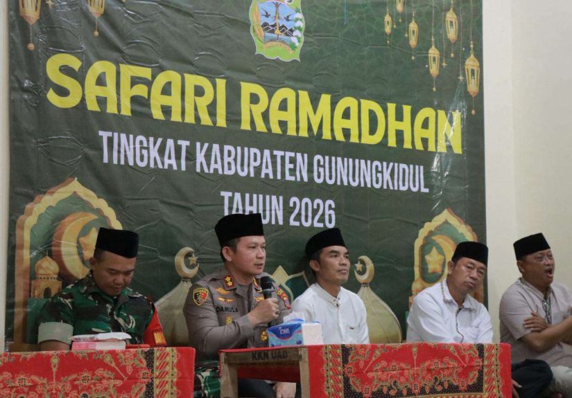 Perkuat Sinergitas, Kapolres Gunungkidul Bersama Forkopimda Gelar Safari Ramadhan di Ponjong