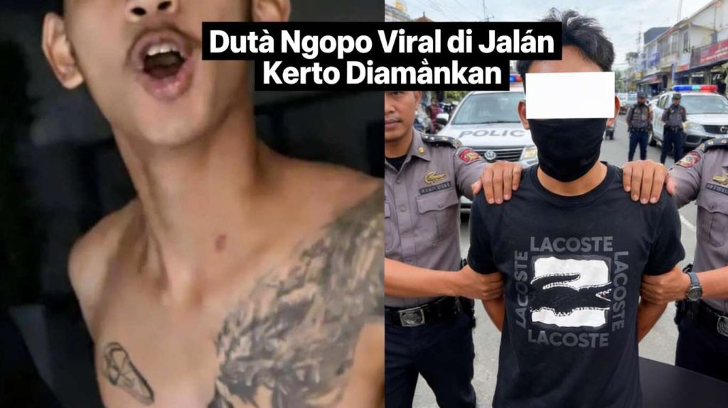 Duta “Ngopo” Pria Bertato Diduga Pelaku Penganiayaan Viral di Jalan Kerto Yogyakarta Diamankan Duta “Ngopo” Pria Bertato Diduga Pelaku Penganiayaan Viral di Jalan Kerto Yogyakarta Diamankan
