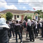 Aksi Desakan Keadilan, Ratusan Massa FJI Geruduk PN Wonosari Tuntut Kasus Pencabulan Anak