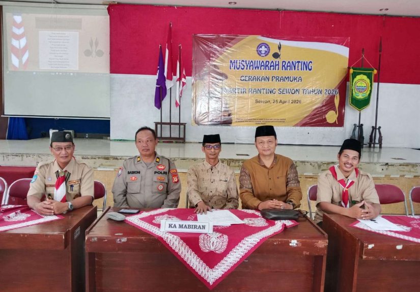 Musran Pramuka Sewon Sukses Digelar, Ardian Hendra Ditunjuk sebagai Nahkoda Baru