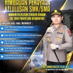 Rayakan Kelulusan dengan Makna, Kapolres Gunungkidul Imbau Hindari Tindakan yang Mengganggu Ketertiban