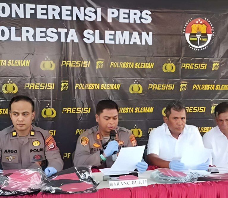 Polisi Tangkap Geng Motor Pelajar Bacok Korban di Godean Hingga Luka Parah