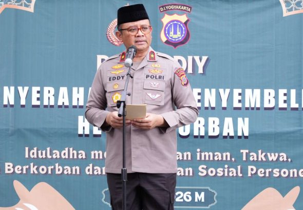 Sebar Kebaikan Iduladha 1447 H, Polda DIY Salurkan 17 Hewan Kurban ke Lembaga Sosial dan Masyarakat Se-DIY