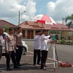 Akurasi Kiblat Terjamin, Tim Kalibrasi Kemenag Kulon Progo & KUA Pengasih Ukur Arah Kiblat di Polres Kulon Progo