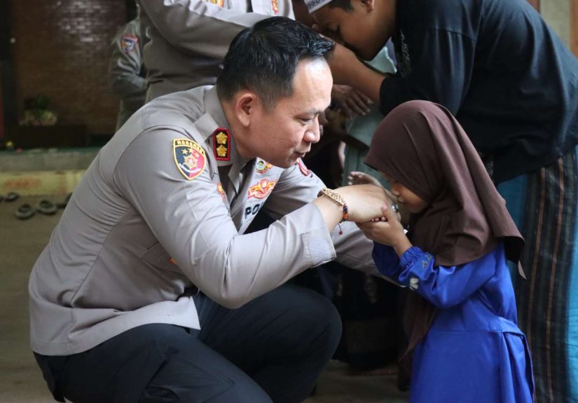 Sambut Hari Bhayangkara ke-80, Polres Gunungkidul Gelar Bakti Sosial ke Yayasan Yatim