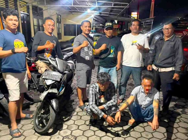 Polsek Sedayu Berhasil Ringkus Dua Pencuri Motor Berbekal Rekaman CCTV Warga