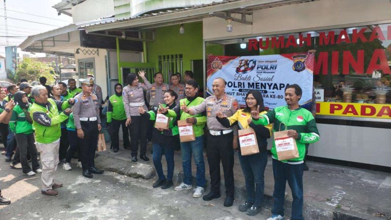 Sambut Hari Bhayangkara ke‑80: Ditlantas Polda DIY Salurkan Bantuan Sosial & Ajak Ojol Jadi Pelopor Keselamatan
