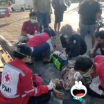 Kecelakaan Beruntun 3 Motor di Simpang Tegalsari Gunungkidul