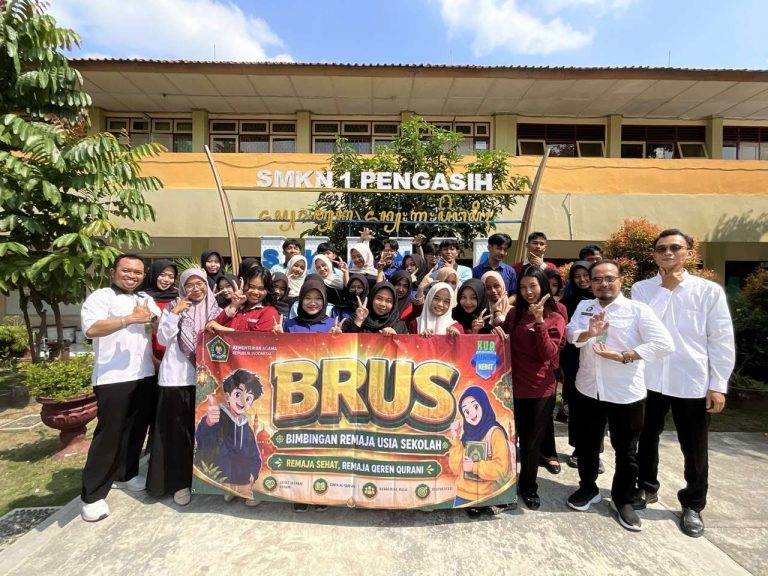 KUA Pengasih Gelar BRUS di SMK N 1 Pengasih: Perkuat Karakter Qurani dan Kesehatan Mental Siswa