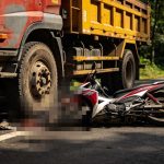 Truk Tronton Melindas Kaki Pengendara Motor di Jalan Jogja-Wonosari Gunungkidul